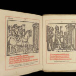 1887 Golden Legend of the CROSS Medieval Woodcut Illustrations Veldener Caxton