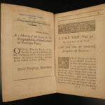 1721 1ed Waddington Society for Propagation of Gospel Slaves Indians Colonies