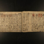 1750 Japanese Family Crests Banners MAP Tokugawa Genealogy Heraldry Illustrated