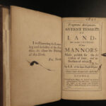 1679 Ancient Tenures of Land 1ed Thomas Blount England Folklore Folk Customs