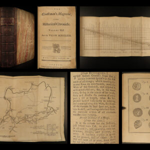 1771 Isaac Newton Gentlemans Magazine 1ed Gentoo Paganism Slavery MAPS Principia