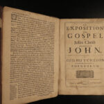 1657 1ed Scottish George Hutcheson BIBLE Commentary on John Edinburgh Scotland