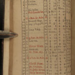 1744 1ed Rider’s British Merlin Astrology Almanac Weather Zodiac Astronomy Magic