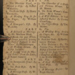 1744 1ed Rider’s British Merlin Astrology Almanac Weather Zodiac Astronomy Magic