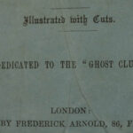 1863 GHOSTS 1ed Discovery Ghouls Occult Spirits George Cruikshank Caricature Art