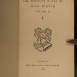 1866 John Milton Paradise Lost EXQUISITE BINDING Sonnets Psalms English Poems