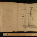 1756 PHYSICS Experiments Dutch Musschenbroek Isaac NEWTON Science MAP California