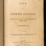 1847 Andrew Jackson 1ed CREEK War of 1812 Native American Illustrated Frost