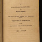 1831 Gypsies Advocate 1ed Occult Fortune Telling English Romani Wesleyan Crabb