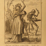 1816 RARE Dance of Death Holbein Hollar Engravings OCCULT Macabre Skeletons ART