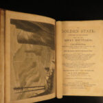 1872 CALIFORNIA 1ed Golden State Gold Rush Utah Mormon INDIANS Maps Illustrated