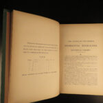 1882 Medicine & Home Surgery American Cyclopedia Domestic Homeopathy Anatomy 3v