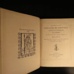 1858 1ed Guillaume de Guileville Pilgrimage of Man Medieval Poem Illustrated