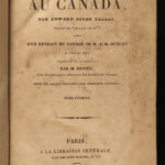 1833 Voyage to CANADA 1ed Irish Talbot Colonies Quebec MAPS Ships 3v French ed