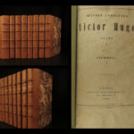 1834 1ed Victor HUGO Poems French Literature Cromwell Hernani Lucrezia Odes 8v