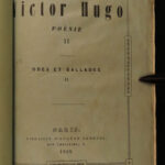1834 Victor HUGO 1ed Poems French Literature Cromwell Hernani Lucrezia Odes 8v