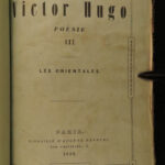 1834 Victor HUGO 1ed Poems French Literature Cromwell Hernani Lucrezia Odes 8v