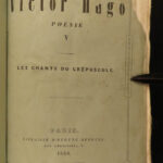 1834 1ed Victor HUGO Poems French Literature Cromwell Hernani Lucrezia Odes 8v