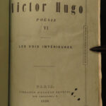 1834 1ed Victor HUGO Poems French Literature Cromwell Hernani Lucrezia Odes 8v