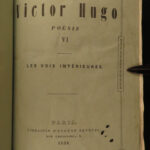 1834 Victor HUGO 1ed Poems French Literature Cromwell Hernani Lucrezia Odes 8v