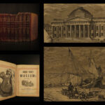 1841 Robert Merry Museum American History Voyages Indians Egypt Dinosaurs 9v SET