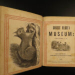 1841 Robert Merry Museum American History Voyages Indians Egypt Dinosaurs 9v SET