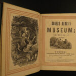 1841 Robert Merry Museum American History Voyages Indians Egypt Dinosaurs 9v SET