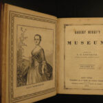 1841 Robert Merry Museum American History Voyages Indians Egypt Dinosaurs 9v SET