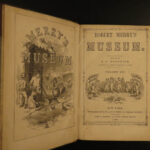 1841 Robert Merry Museum American History Voyages Indians Egypt Dinosaurs 9v SET