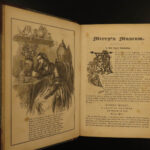 1841 Robert Merry Museum American History Voyages Indians Egypt Dinosaurs 9v SET