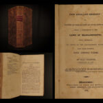 1830 1st ed New England SHERIFF Early American Law Massachusetts Goodwin Police
