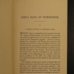 1888 Mormonism 1ed Early Days Kennedy Nauvoo Palmyra Brigham Young Joseph Smith