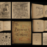 1893 Brownies at Home 1ed Palmer Cox Children Fairy Tale Mythology Illustrated