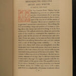 1906 Benvenuto Cellini FAMOUS Memoirs Autobiography Supernatural Visions Demons