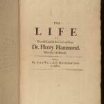 1674 English BIBLE Catechism 1ed Henry Hammond Anglican FOLIO Church Government