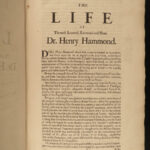 1674 1ed Henry Hammond English BIBLE Catechism Anglican FOLIO Church Government