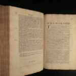 1674 English BIBLE Catechism 1ed Henry Hammond Anglican FOLIO Church Government