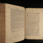 1674 1ed Henry Hammond English BIBLE Catechism Anglican FOLIO Church Government