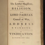 1674 English BIBLE Catechism 1ed Henry Hammond Anglican FOLIO Church Government