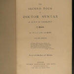 1855 EXQUISITE Tour Doctor Syntax Combe Illustrated FINE BINDING Rowlandson ART