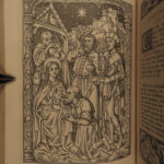 1884 EXQUISITE Catholic Book of Hours Illustrated Queyroy Art BINDING Breviary