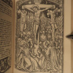 1884 EXQUISITE Catholic Book of Hours Illustrated Queyroy Art BINDING Breviary