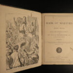 1877 John Foxe’s Book of Martyrs Acts & Monuments Illustrated Martyrology Cassel