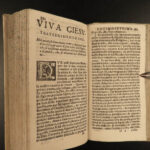 1683 Saint Francis de Sales Catholic MYSTICISM Bible Italian Venice Woodcuts