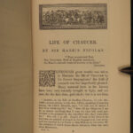 1880 Geoffrey CHAUCER Poems Canterbury Tales Assembly of Foules Aldine Poets 6v