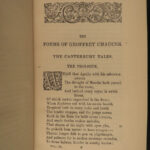 1880 Geoffrey CHAUCER Poems Canterbury Tales Assembly of Foules Aldine Poets 6v