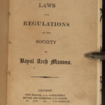 1811 MASONIC Society of Royal Arch Masons Rites Scotland Ireland Freemasonry