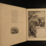 1876 Adventures of Robinson Crusoe Defoe Voyages Shipwreck English Cassell ART