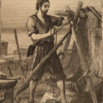 1876 Adventures of Robinson Crusoe Defoe Voyages Shipwreck English Cassell ART