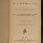 1869 1ed Harriet Beecher Stowe Woman’s Home Economics Cooking Americana